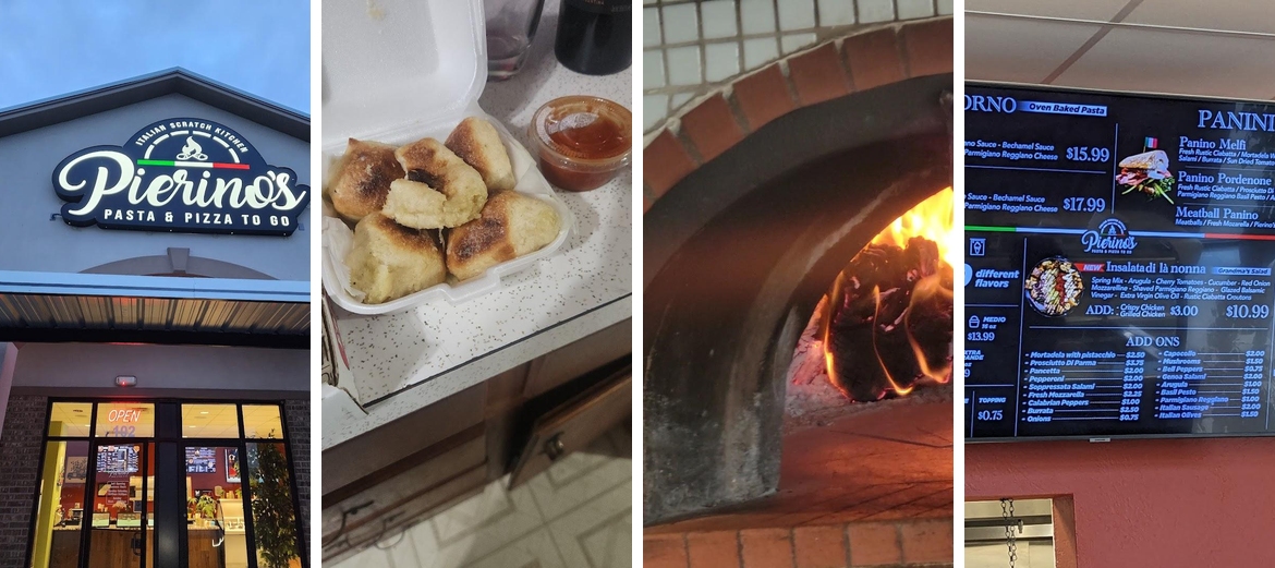 Pierino's Pasta & Pizza To Go Menu